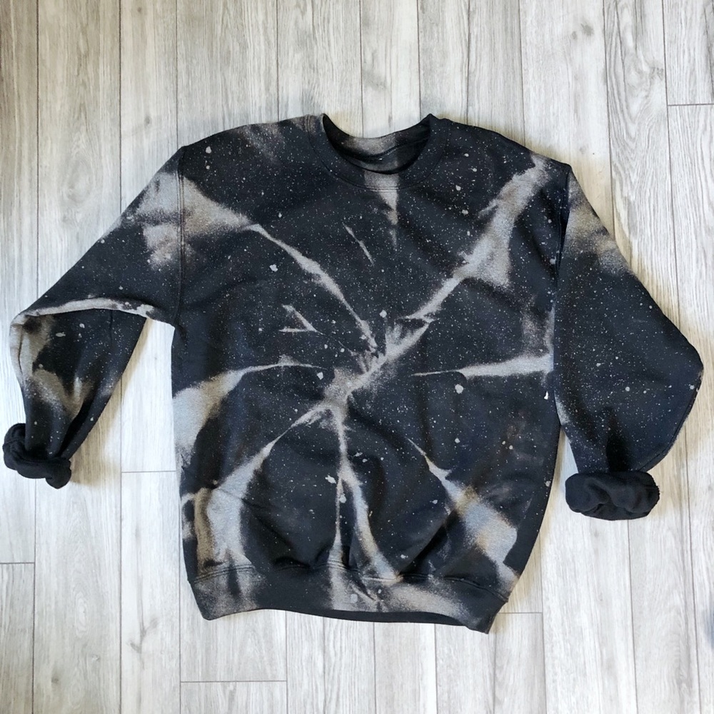 NEW OVERSIZED BLEACHED Soft Sweatshirt S-5X - Picture 4 of 5